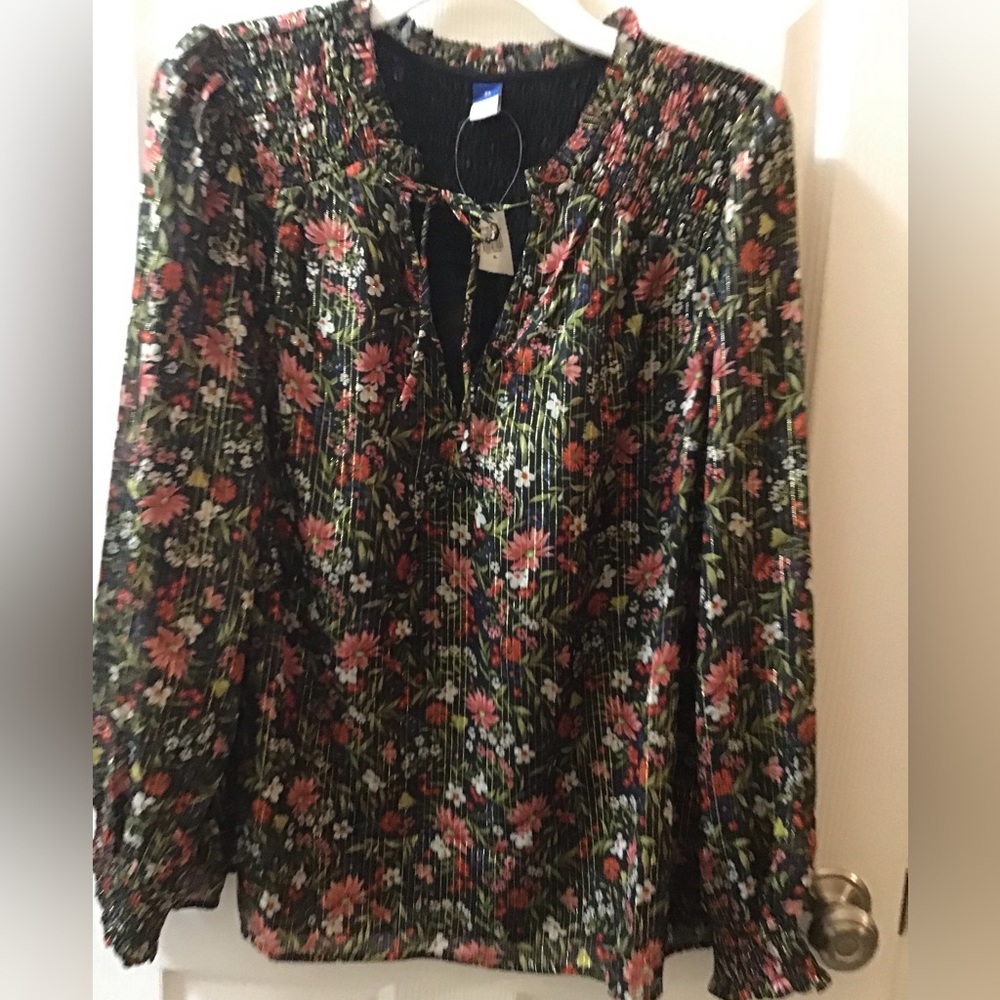 Old Navy smocked blouse
